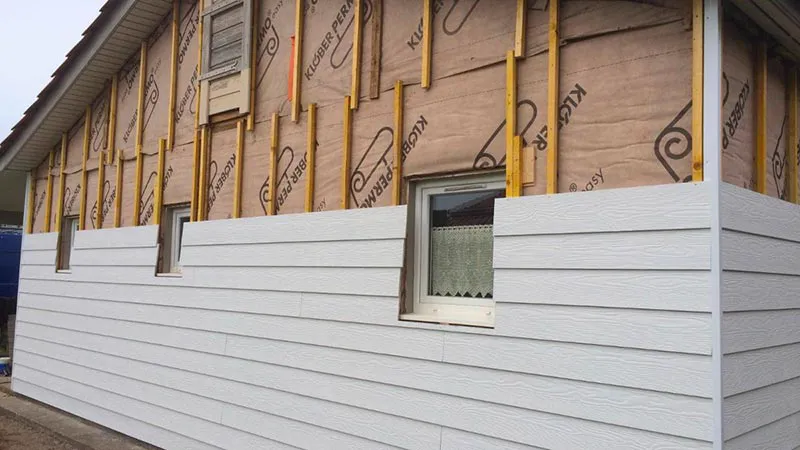 Chantier d'isolation thermique
