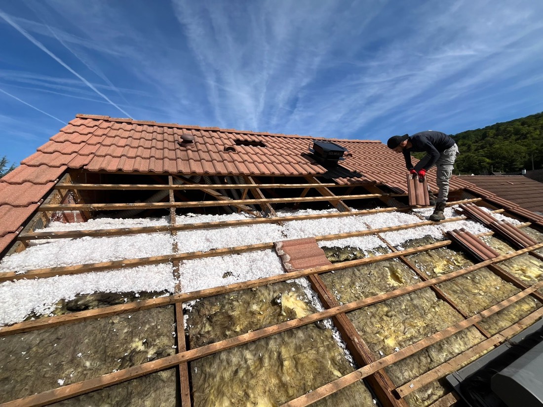Nos couvreurs sur le chantier