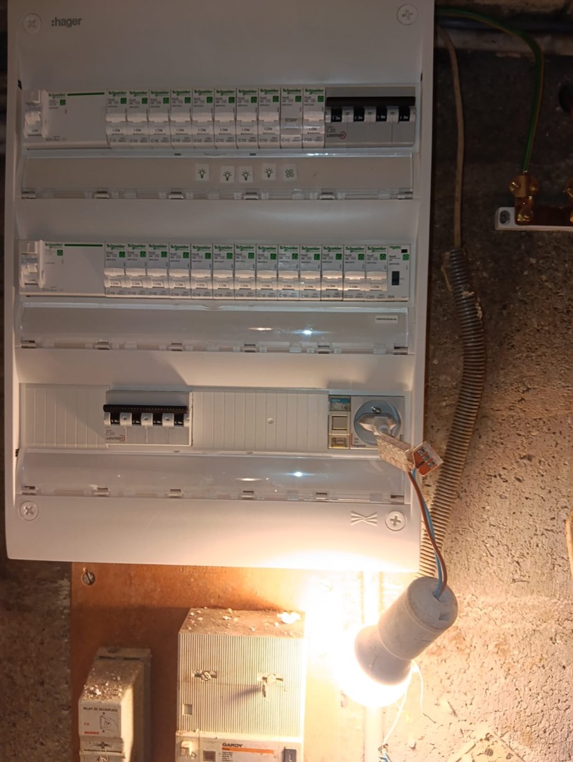 Installation terminée et contrôlée