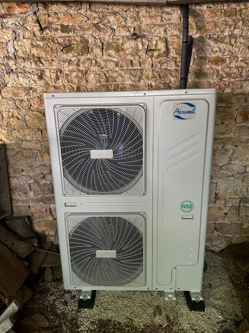 Pompe à chaleur air-eau installée